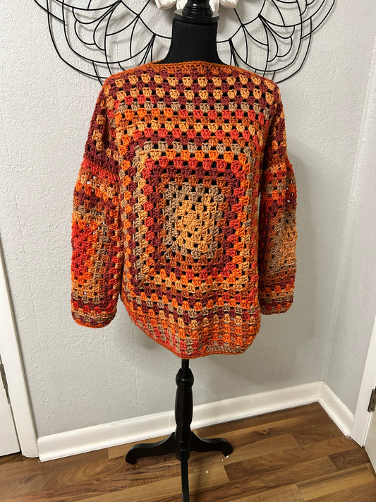 Granny Square Sweater