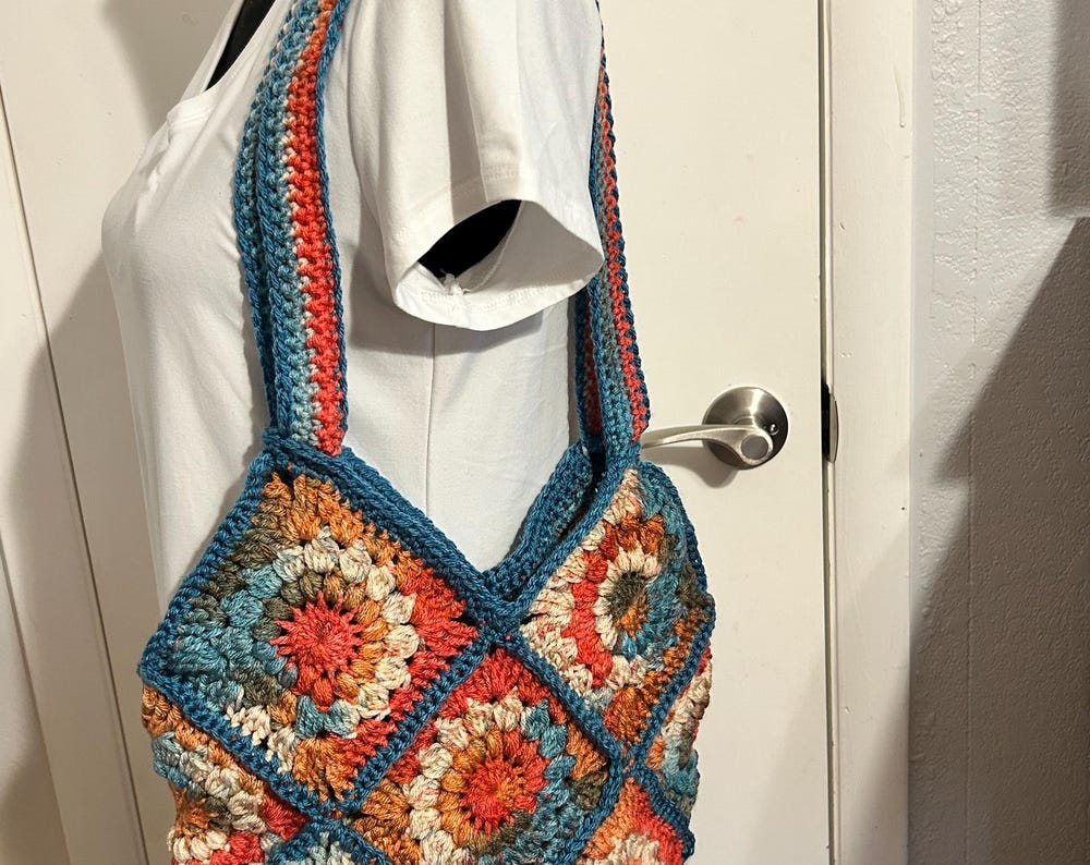 Beautiful Granny Square Bag